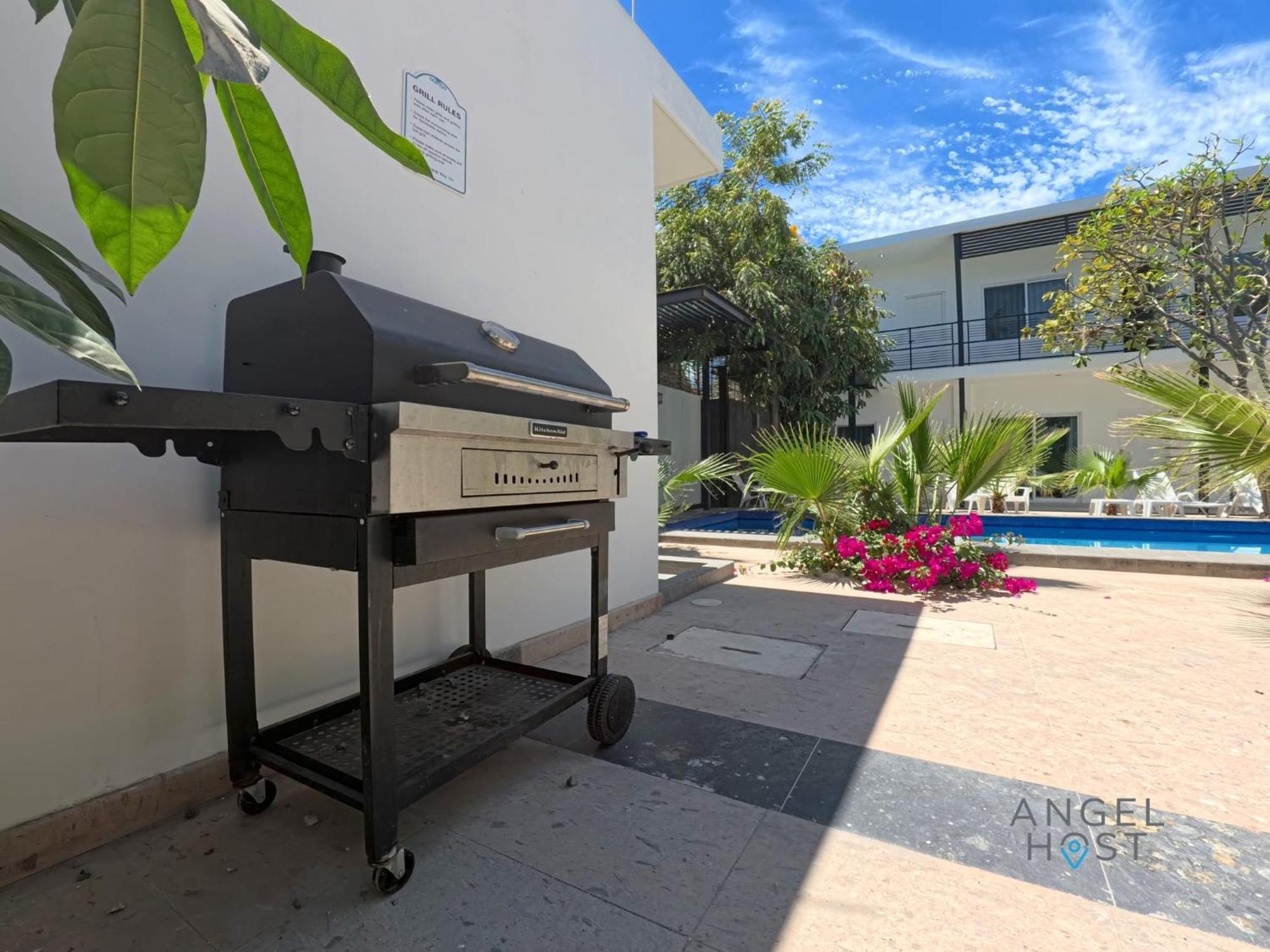 Commercial Zone Studios, Pool, Bbq And Beach 7 Blocks La Paz Exterior photo